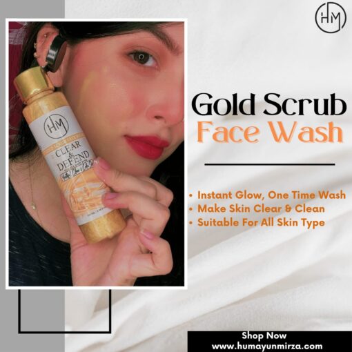 Gold Scrub face wash